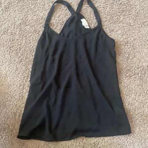 Black tank top
